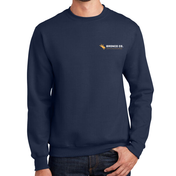 Printed Crest - Essential Fleece Crewneck Sweatshirt Thumbnail