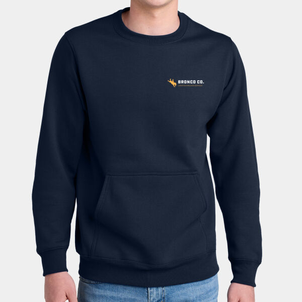 Printed - Core Fleece Crewneck Pocket Sweatshirt Thumbnail