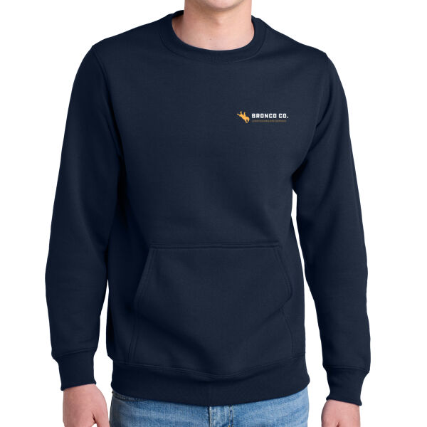 Printed - Core Fleece Crewneck Pocket Sweatshirt Thumbnail