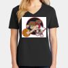 Ladies Core Cotton V-Neck Tee Thumbnail