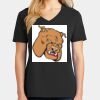 Ladies Core Cotton V-Neck Tee Thumbnail