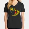 Ladies Core Cotton V-Neck Tee Thumbnail