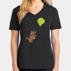 Ladies Core Cotton V-Neck Tee Thumbnail