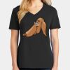 Ladies Core Cotton V-Neck Tee Thumbnail