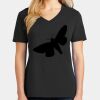 Ladies Core Cotton V-Neck Tee Thumbnail