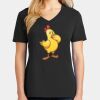 Ladies Core Cotton V-Neck Tee Thumbnail