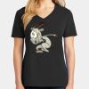 Ladies Core Cotton V-Neck Tee Thumbnail