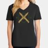 Ladies Core Cotton V-Neck Tee Thumbnail