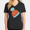 Ladies Core Cotton V-Neck Tee Thumbnail