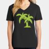 Ladies Core Cotton V-Neck Tee Thumbnail