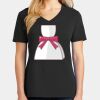 Ladies Core Cotton V-Neck Tee Thumbnail