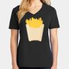 Ladies Core Cotton V-Neck Tee Thumbnail