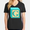 Ladies Core Cotton V-Neck Tee Thumbnail