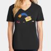 Ladies Core Cotton V-Neck Tee Thumbnail