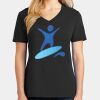 Ladies Core Cotton V-Neck Tee Thumbnail