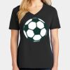 Ladies Core Cotton V-Neck Tee Thumbnail