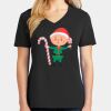 Ladies Core Cotton V-Neck Tee Thumbnail