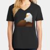 Ladies Core Cotton V-Neck Tee Thumbnail
