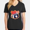Ladies Core Cotton V-Neck Tee Thumbnail