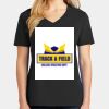 Ladies Core Cotton V-Neck Tee Thumbnail