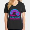 Ladies Core Cotton V-Neck Tee Thumbnail