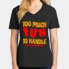Ladies Core Cotton V-Neck Tee Thumbnail