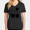 Ladies Core Cotton V-Neck Tee Thumbnail