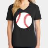 Ladies Core Cotton V-Neck Tee Thumbnail