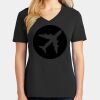 Ladies Core Cotton V-Neck Tee Thumbnail
