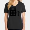 Ladies Core Cotton V-Neck Tee Thumbnail