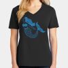Ladies Core Cotton V-Neck Tee Thumbnail